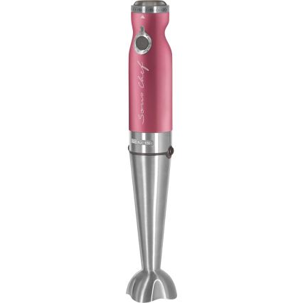 Sencor - Tyčový mixér 4v1 1200W/230V nerez/růžová