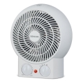 Sencor - Ventilátor s topným tělesem 1200/2000W/230V bílá