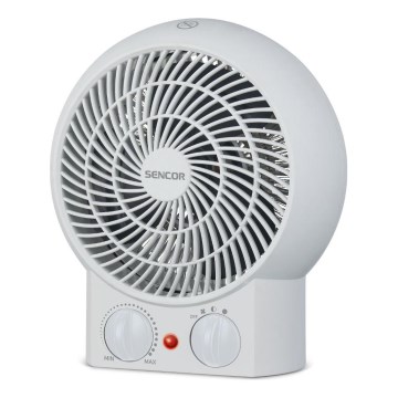 Sencor - Ventilátor s topným tělesem 1200/2000W/230V bílá
