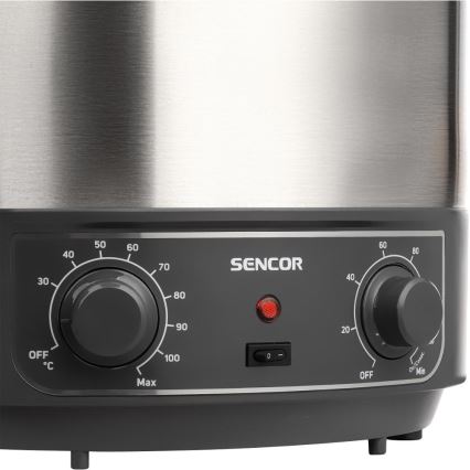 Sencor - Zavařovací hrnec 27 l 1800W/230V nerez/šedá