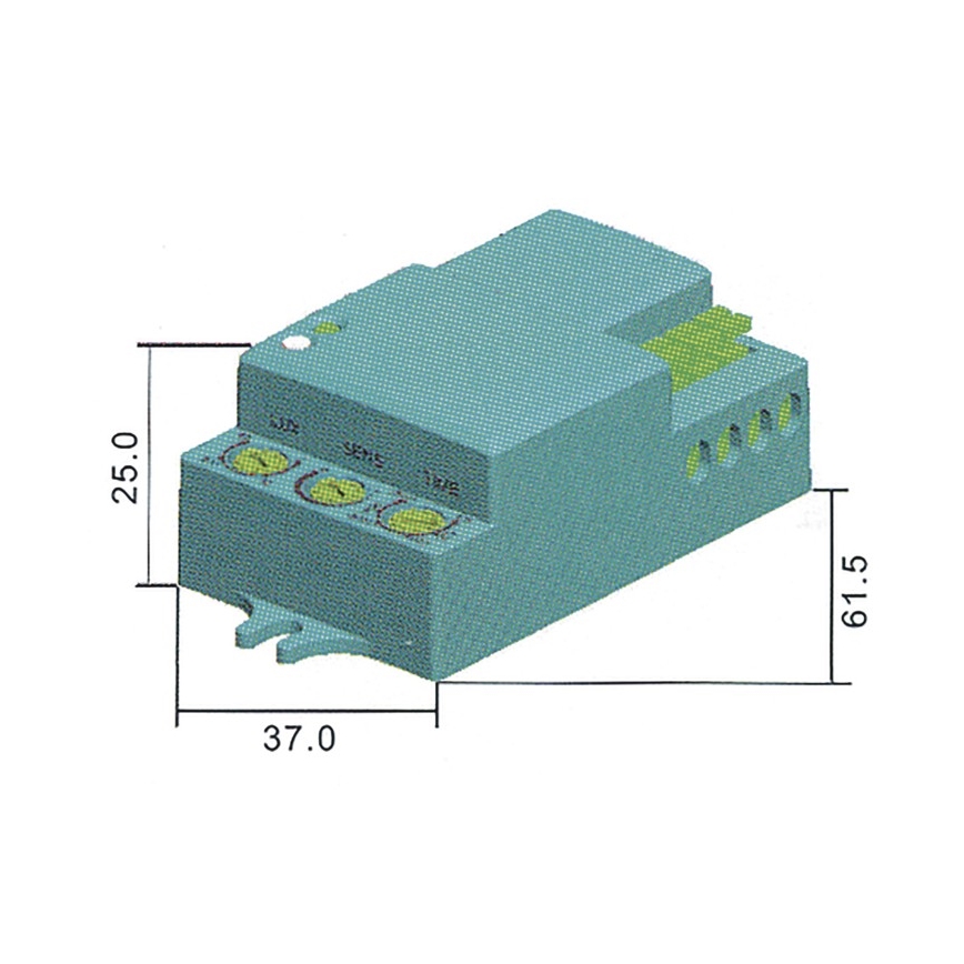 Senzor pohybu mikrovlnný MW B 360° 1200W/230V bílý