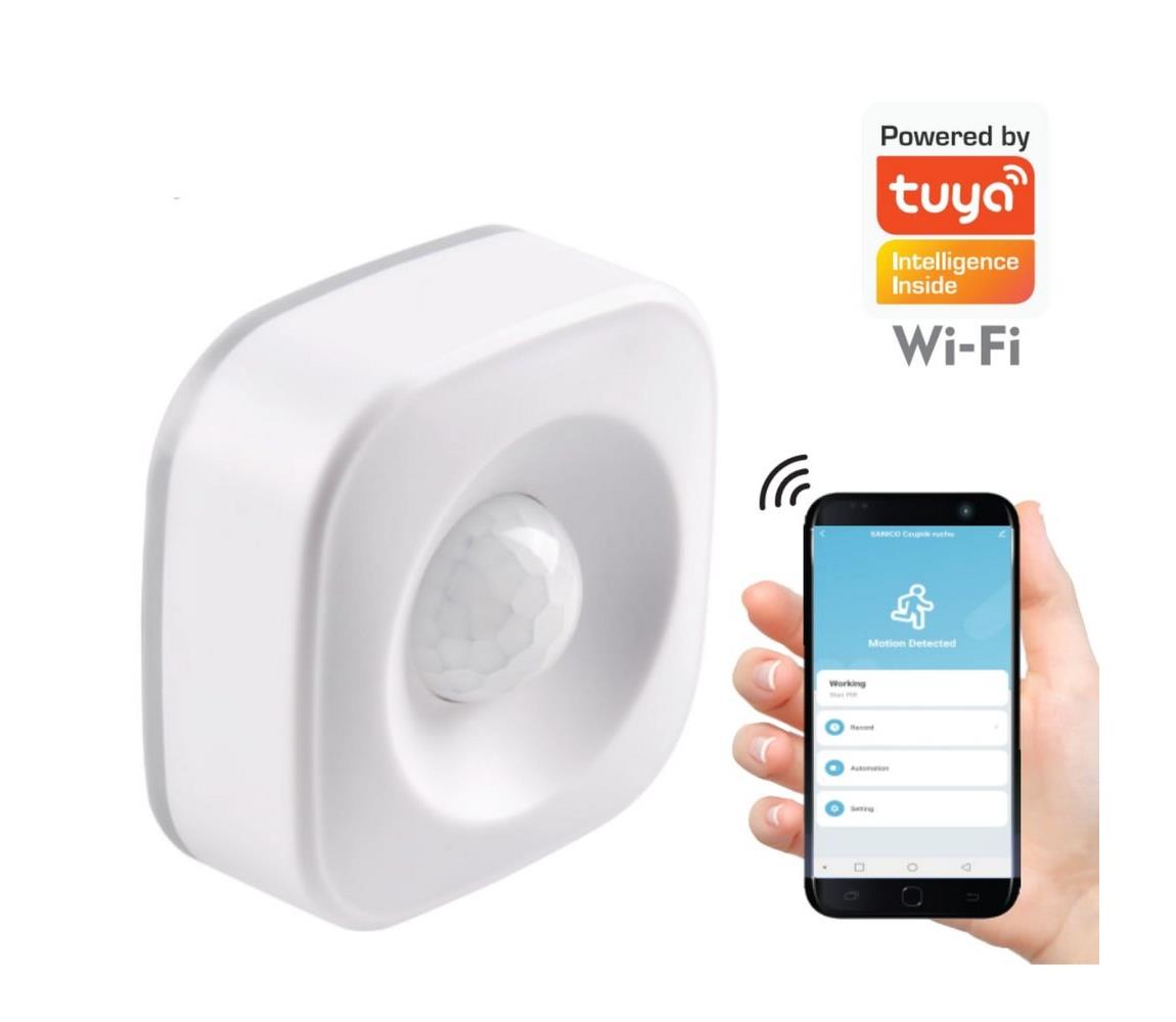 Polux Senzor pohybu PIR 3xAAA/1,5V Wi-Fi Tuya SA1792