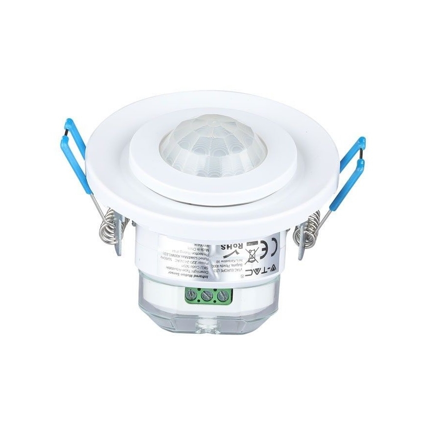 Senzor pohybu podhledový PIR 360° 400W/230V bílá