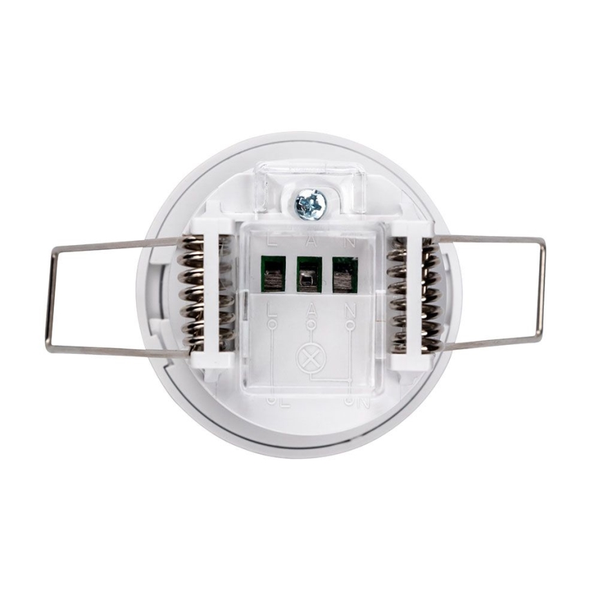 Senzor pohybu podhledový PIR 360° 400W/230V bílá