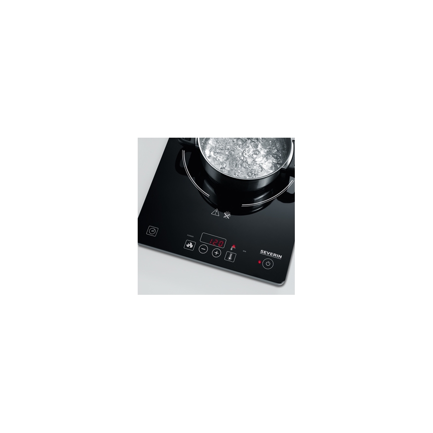 Severin KP 1071 - Indukční jednoplotýnkový vařič 2000W/230V černá