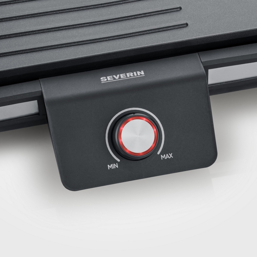 Severin PG 8564 - Stolní elektrický gril 2300W/230V 50x30 cm černá