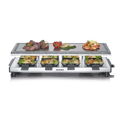 Severin RG 2374 - Raclette gril s lávovým kamenem 1500W/230V