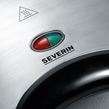 Severin SA 2969 - Toustovač 700W/230V nerez/černá