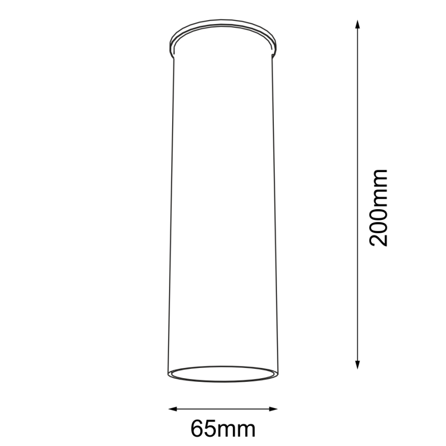 Shilo - Bodové svítidlo 1xGU10/15W/230V 20 cm černá
