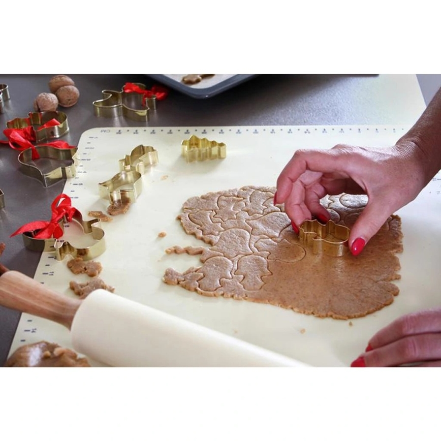 Silikonový kuchyňský vál TORO 52x42 cm krémová