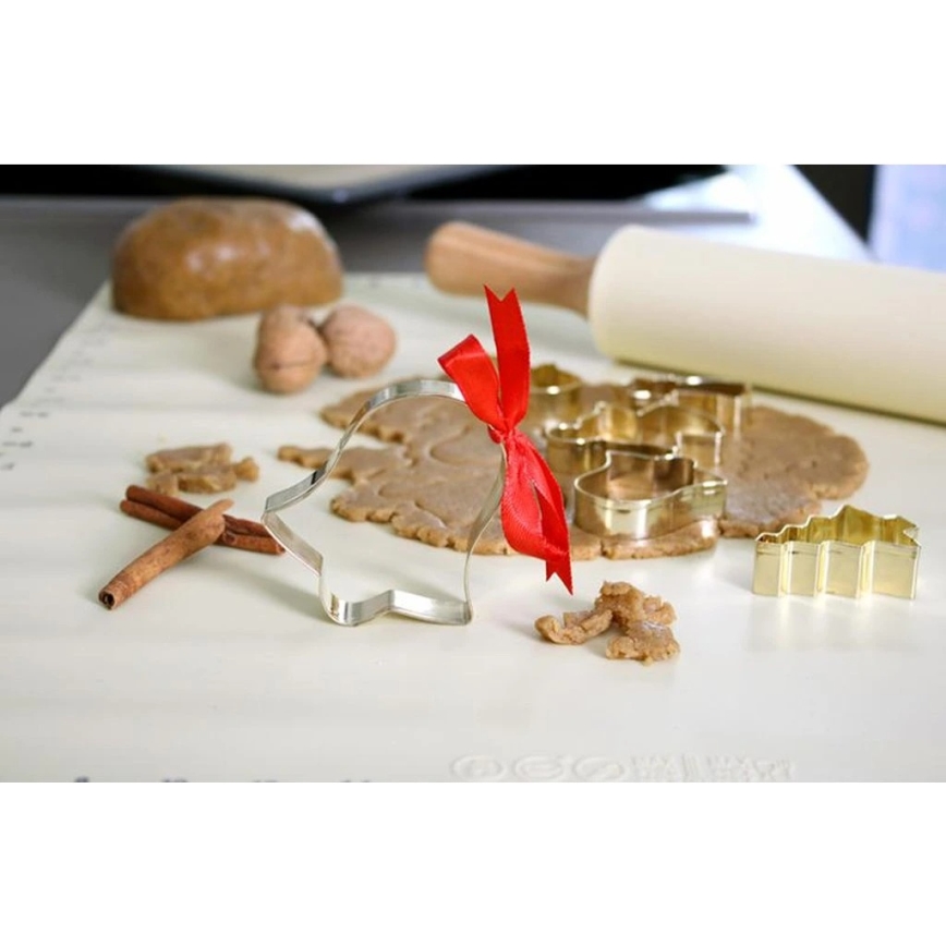 Silikonový kuchyňský vál TORO 52x42 cm krémová