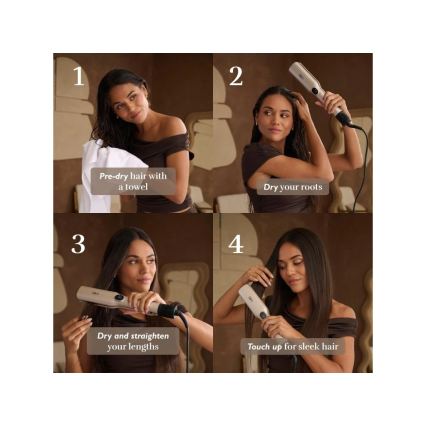 Silk’n - Fén na vlasy 3v1 SILKYAIR TRINITY 230V zlatá