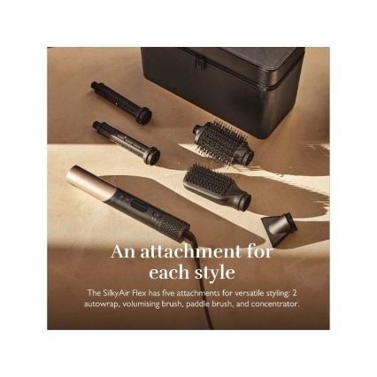 Silk’n - Fén na vlasy SILKYAIR FLEX 230V černá/zlatá