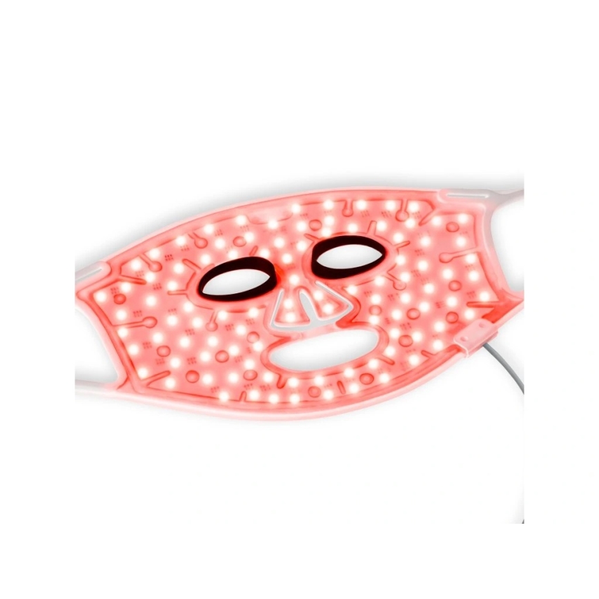 Silk’n - LED RGB Obličejová terapeutická maska LED/5V 2000 mAh bílá + dálkové ovládání