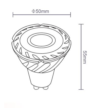 Sinclair - LED Žárovka GU10/5W/230V 4000K