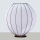 SIRU - Stolní lampa SFERA 1xE27/60W/230V černá/bílá benátské sklo