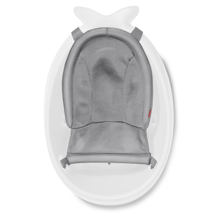 Skip Hop - Dětská vanička s ergonomickou podložkou MOBY 3 bílá