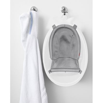 Skip Hop - Dětská vanička s ergonomickou podložkou MOBY 3 bílá