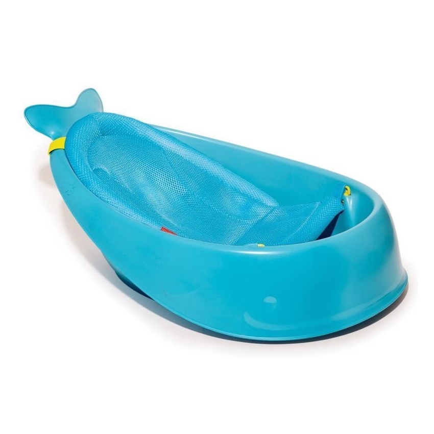 Skip Hop - Dětská vanička s ergonomickou podložkou MOBY 3 modrá