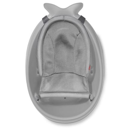 Skip Hop - Dětská vanička s ergonomickou podložkou MOBY 3 šedá