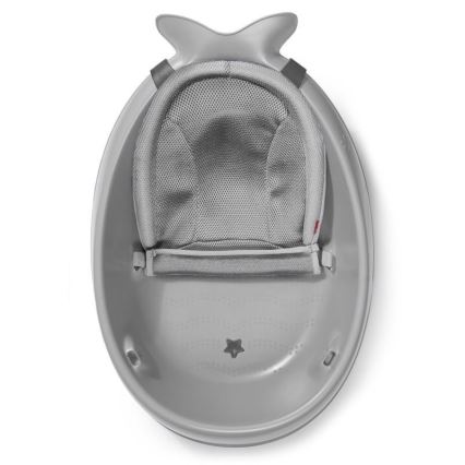 Skip Hop - Dětská vanička s ergonomickou podložkou MOBY 3 šedá