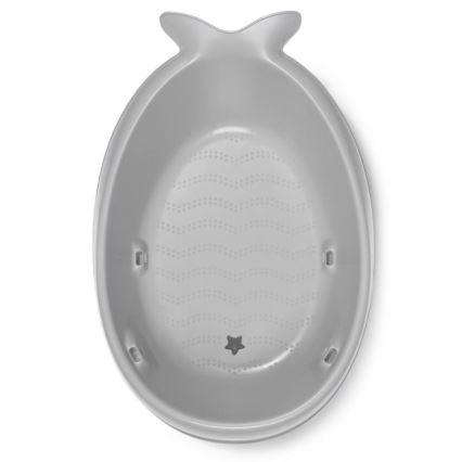 Skip Hop - Dětská vanička s ergonomickou podložkou MOBY 3 šedá