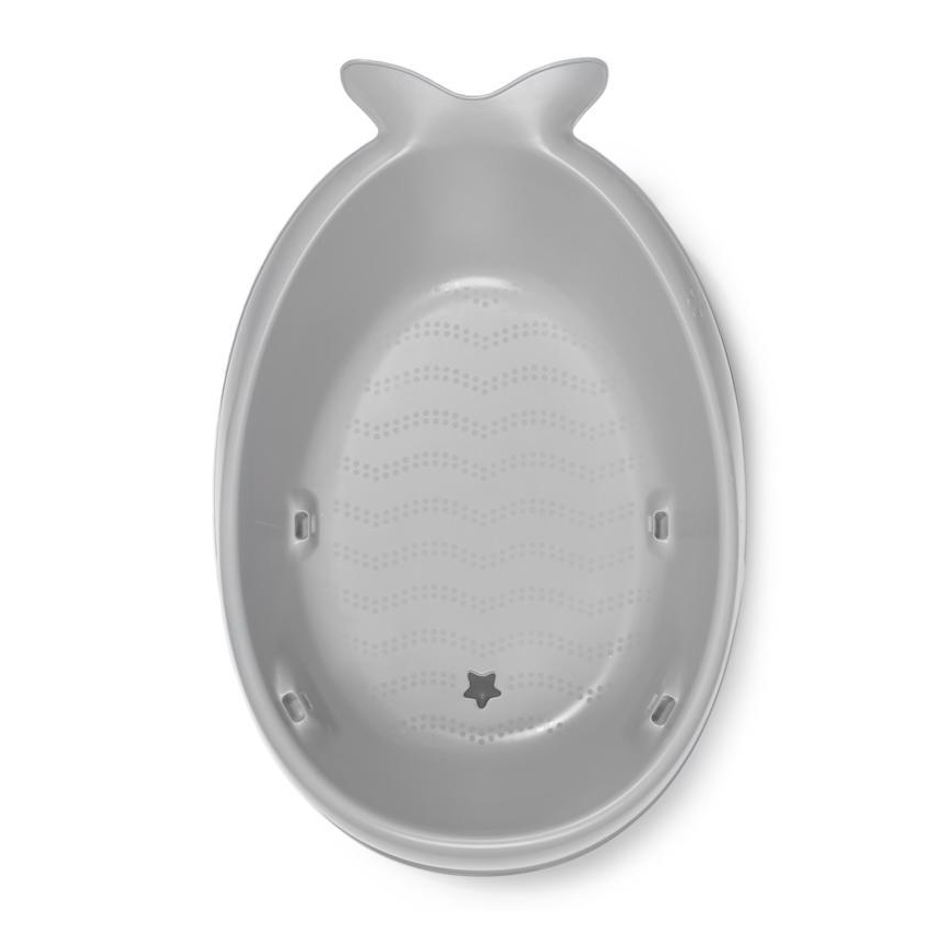 Skip Hop - Dětská vanička s ergonomickou podložkou MOBY 3 šedá