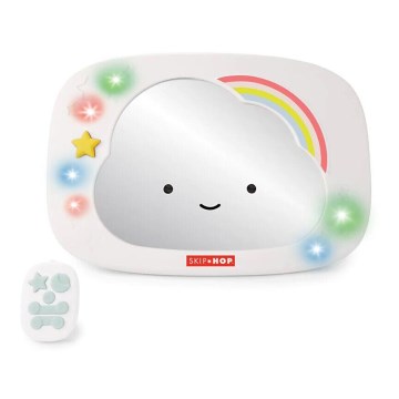 Skip Hop - Dětské zpětné zrcátko do auta LINING CLOUD 3xAA