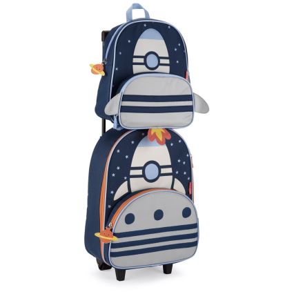 Skip Hop - Dětský cestovní kufr SPARK STYLE raketa