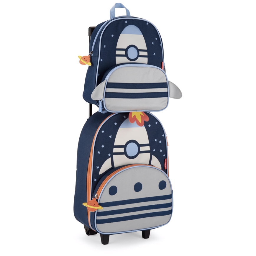 Skip Hop - Dětský cestovní kufr SPARK STYLE raketa