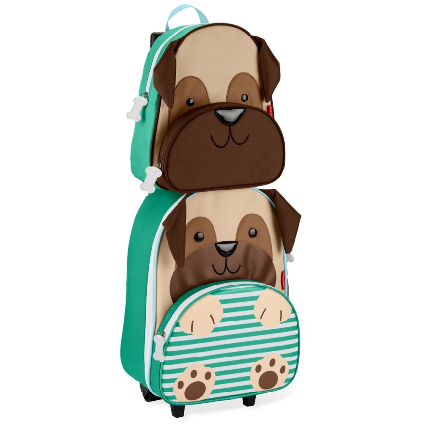 Skip Hop - Dětský cestovní kufr ZOO mopsík
