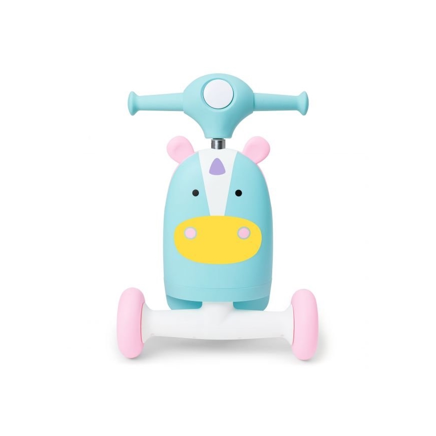 Skip Hop - Odrážedlo 3v1 ZOO jednorožec 3xAAA