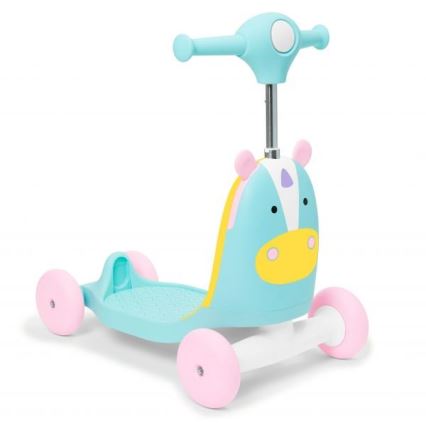 Skip Hop - Odrážedlo 3v1 ZOO jednorožec 3xAAA