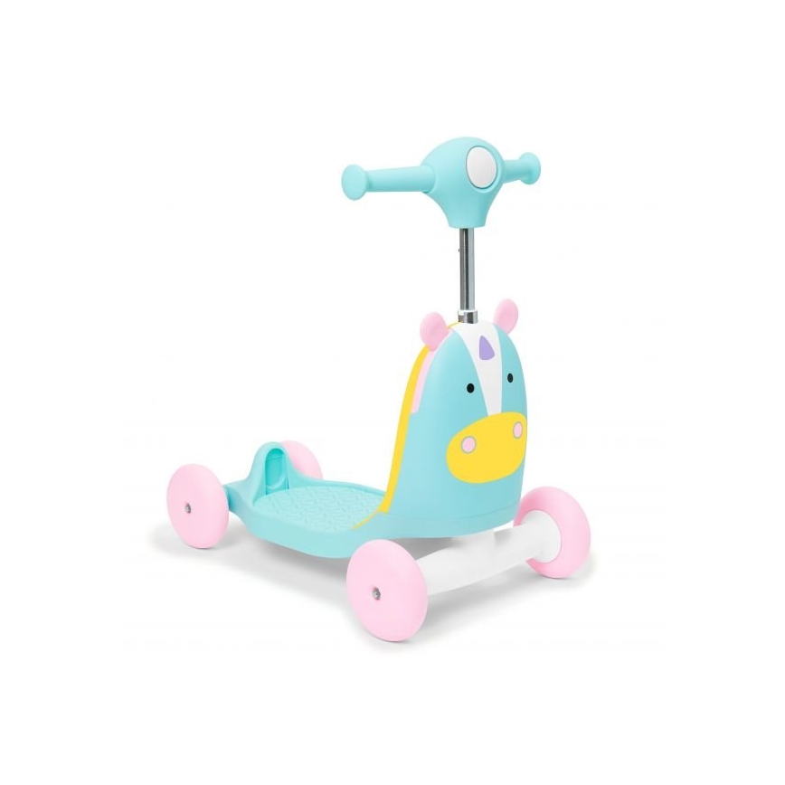 Skip Hop - Odrážedlo 3v1 ZOO jednorožec 3xAAA