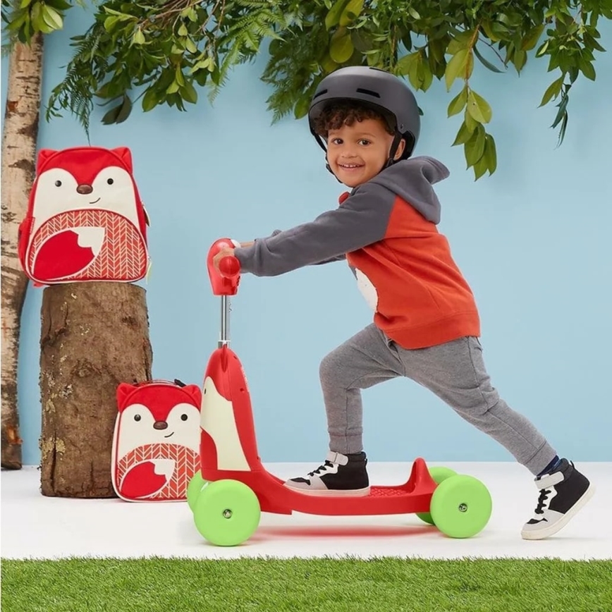 Skip Hop - Odrážedlo 3v1 ZOO liška 3xAAA