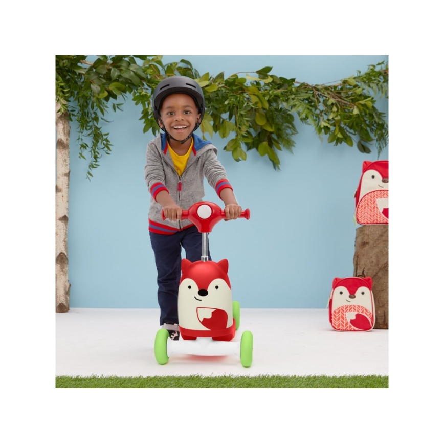 Skip Hop - Odrážedlo 3v1 ZOO liška 3xAAA