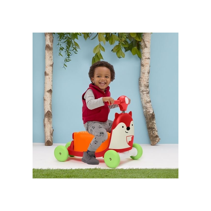 Skip Hop - Odrážedlo 3v1 ZOO liška 3xAAA
