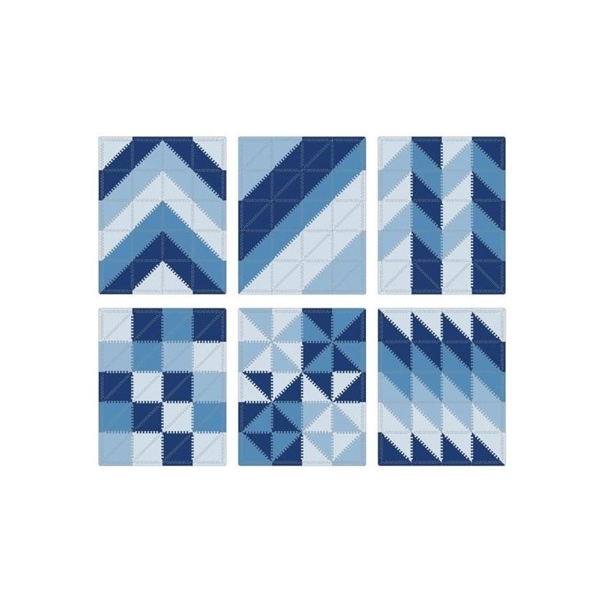 Skip Hop - Pěnové puzzle 72ks modrá