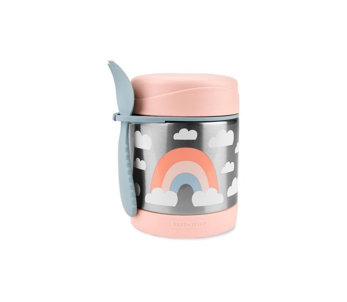 Skip Hop Skip Hop - Termoska na jídlo se lžičkou/vidličkou SPARK STYLE 325 ml duha AG0416