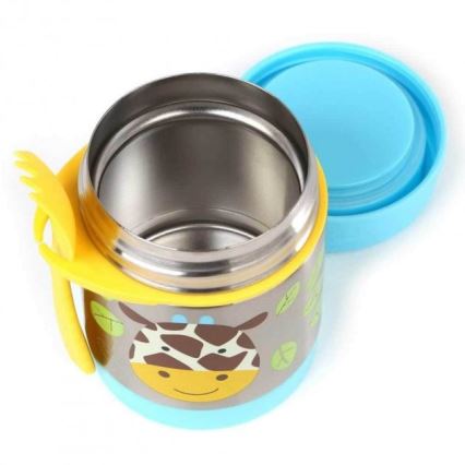 Skip Hop - Termoska na jídlo se lžičkou/vidličkou ZOO 325 ml žirafa