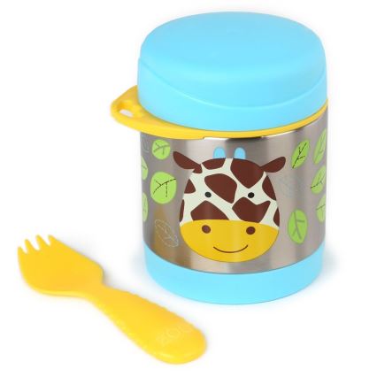 Skip Hop - Termoska na jídlo se lžičkou/vidličkou ZOO 325 ml žirafa