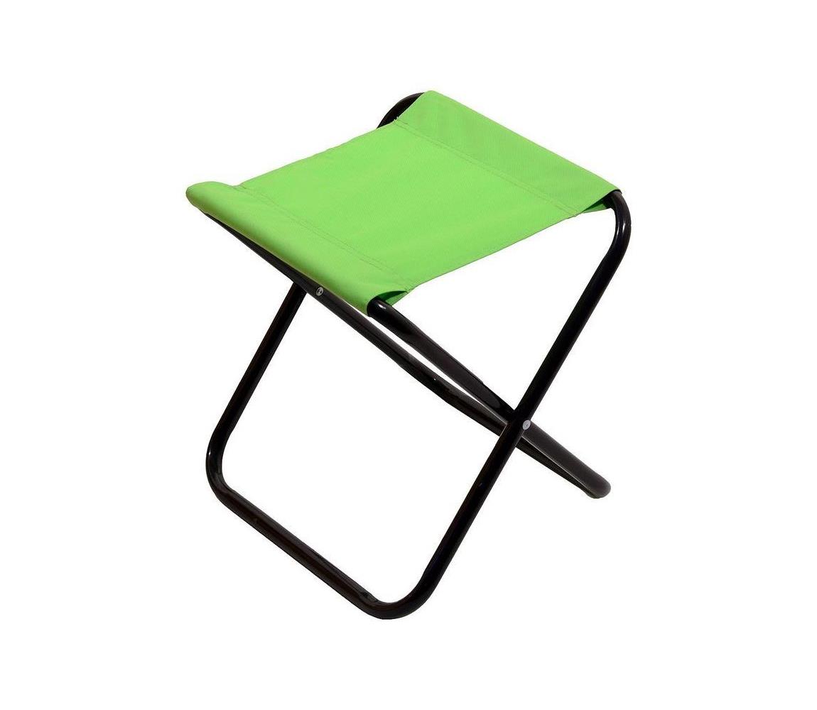  Skládací kempingová židle zelená/černá 