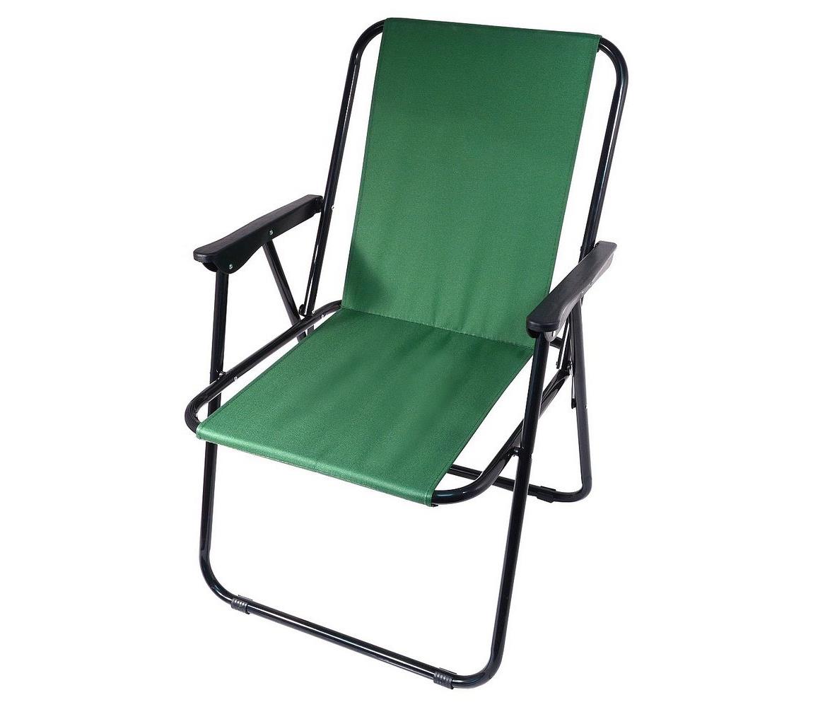  Skládací kempingová židle zelená 