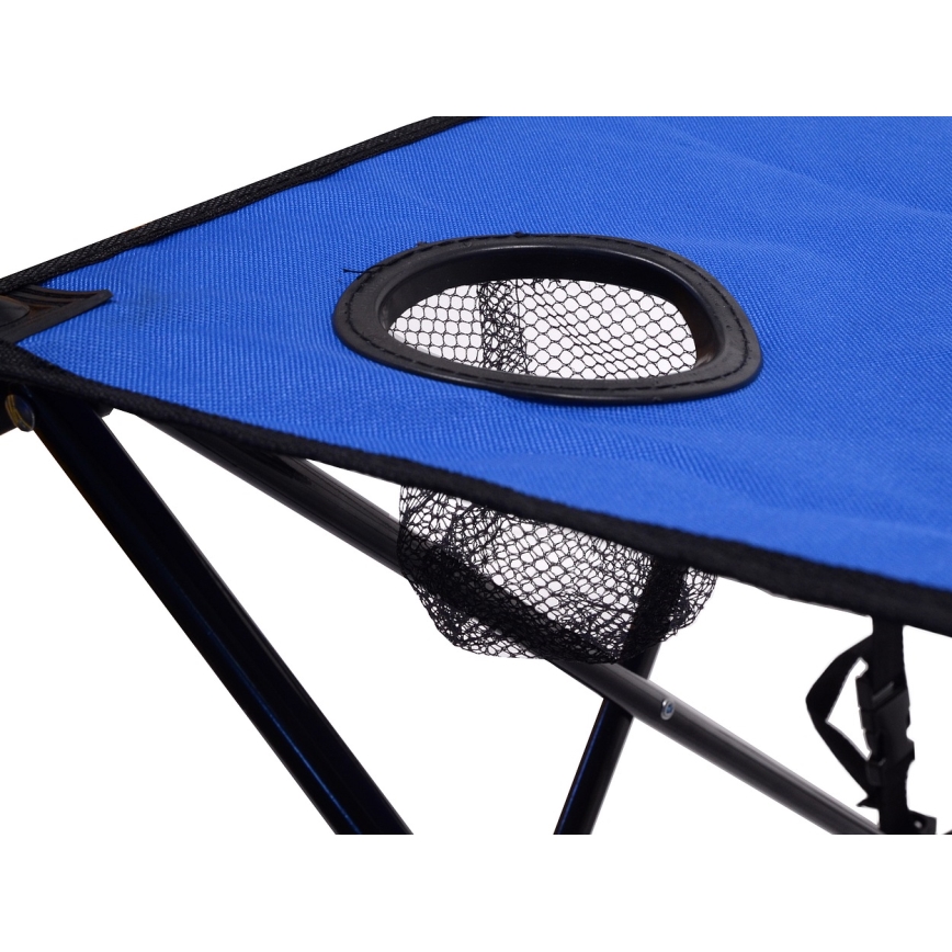 Skládací kempingový stůl modrá
