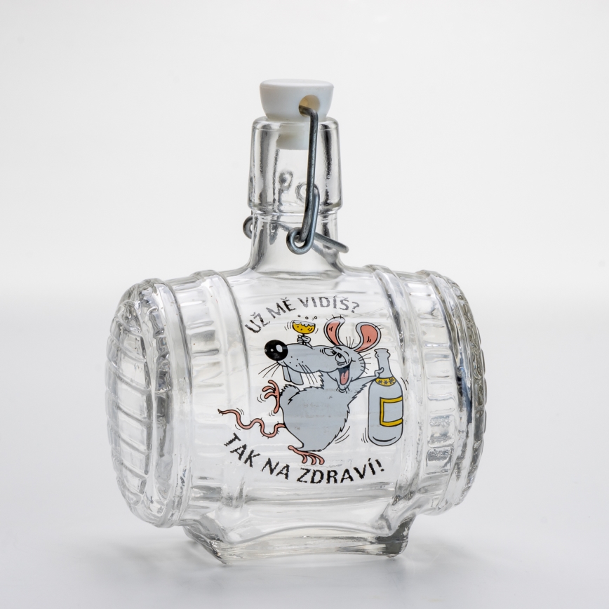 Skleněná láhev 0,5 l soudek
