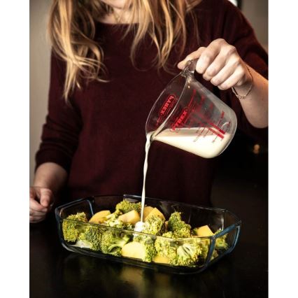 Skleněná odměrka PYREX 0,5 l