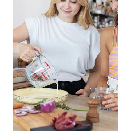 Skleněná odměrka PYREX 1 l