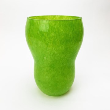 Skleněná váza 20cm zelená
