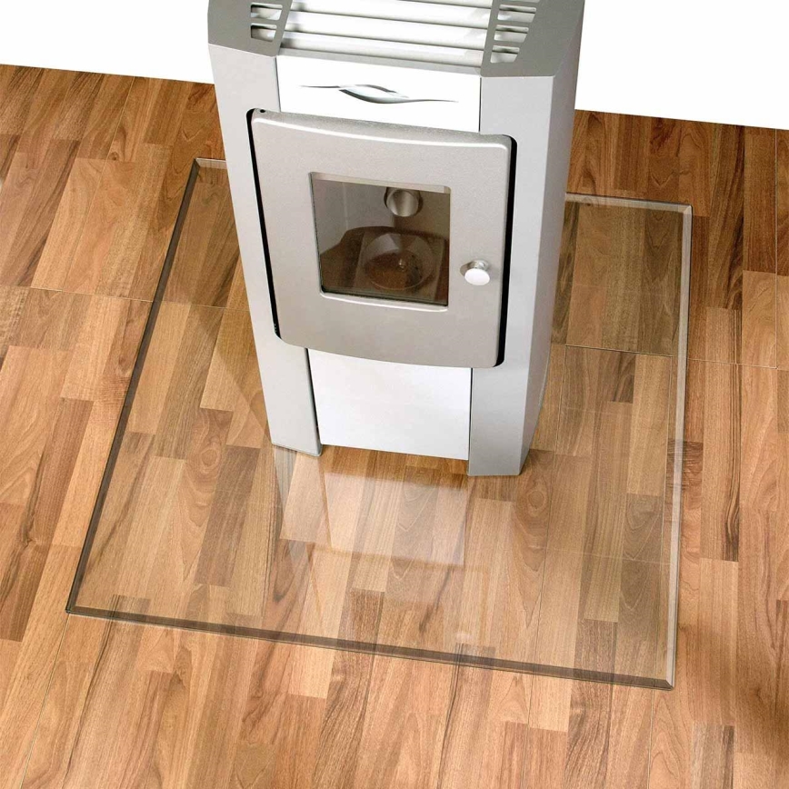 Sklo pod kamna 1000x1000x8 mm čtverec