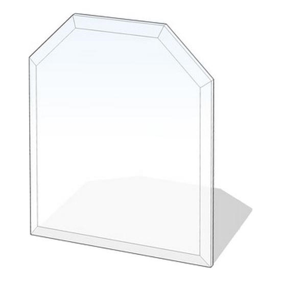 Sklo pod kamna 1200x1000x8 mm
